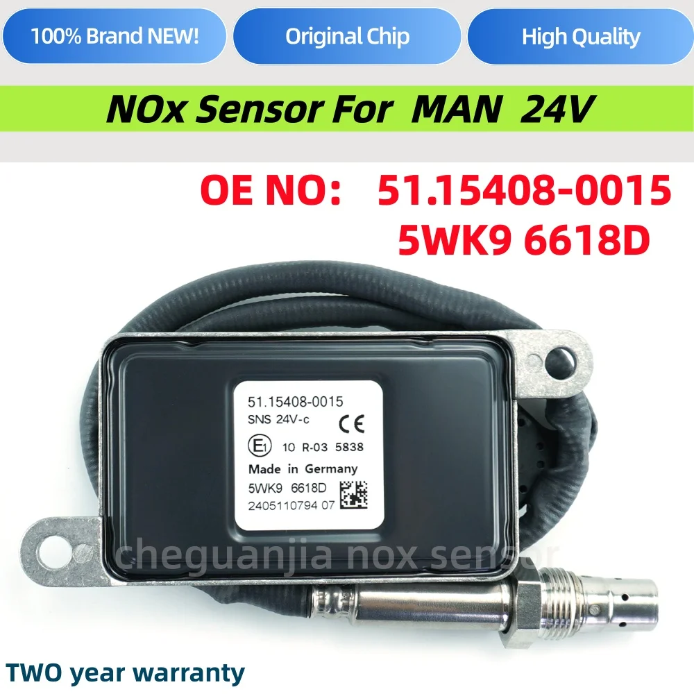 

51154080015 5WK96618D 5WK96618B 51154080009 24V 24V High Quality Chip NOX Oxygen Sensor For M-an TGM TGS TGX Truck