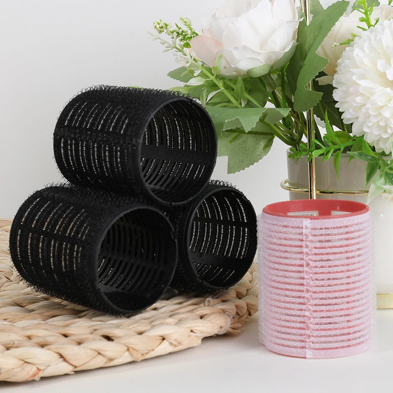Hair Roller Set 3Pcs Self Grip Heatless Hair Curler Different Size No Heat Self-adhesive Curling Hairdressing Styling Tool.