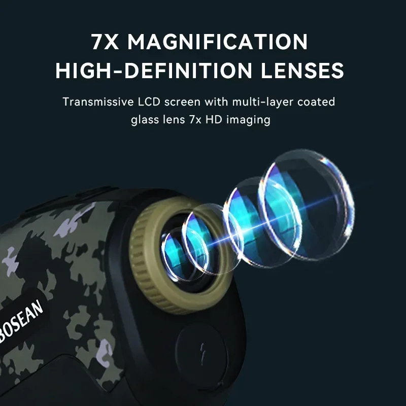 

New New Bosean Golf 600m 1000m 1500m Hunting Rangefinder Range Finder Hunting 90% Transmittance Hunting Finder