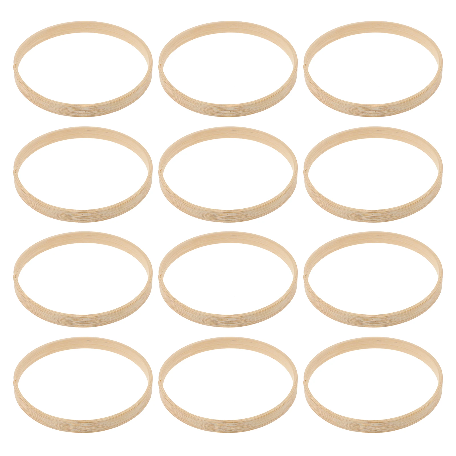 

Dream Catcher Ring DIY Bamboo Craft Hoop Decor Wooden Accessories for Handmade Floral Art