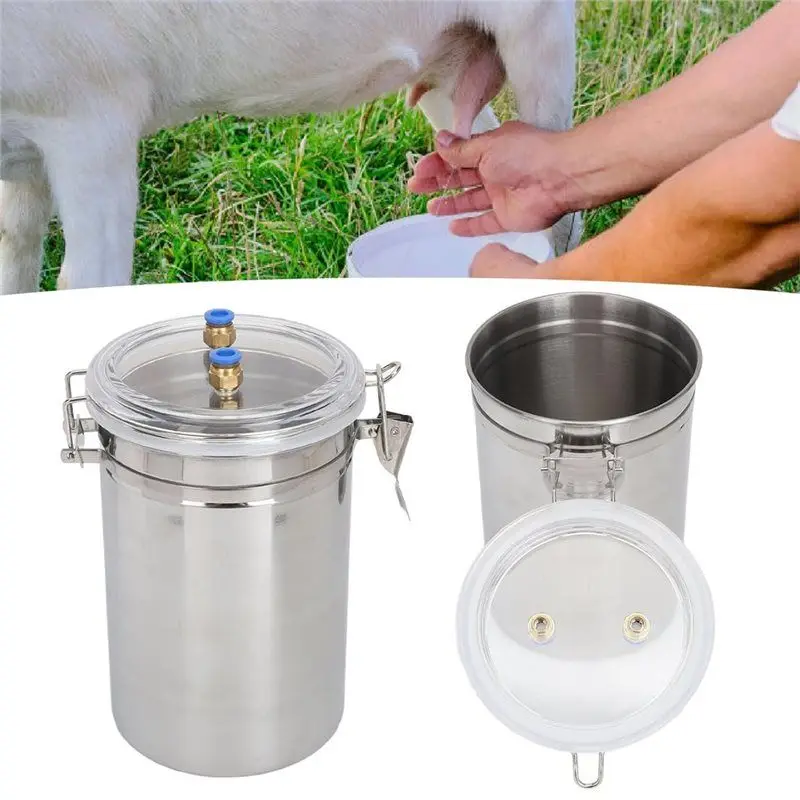 A01V-Effort-Saving Manual For Farm Use 2L Portable Milking Machine Easy-To-Use Hand Milker For Goats And Cows