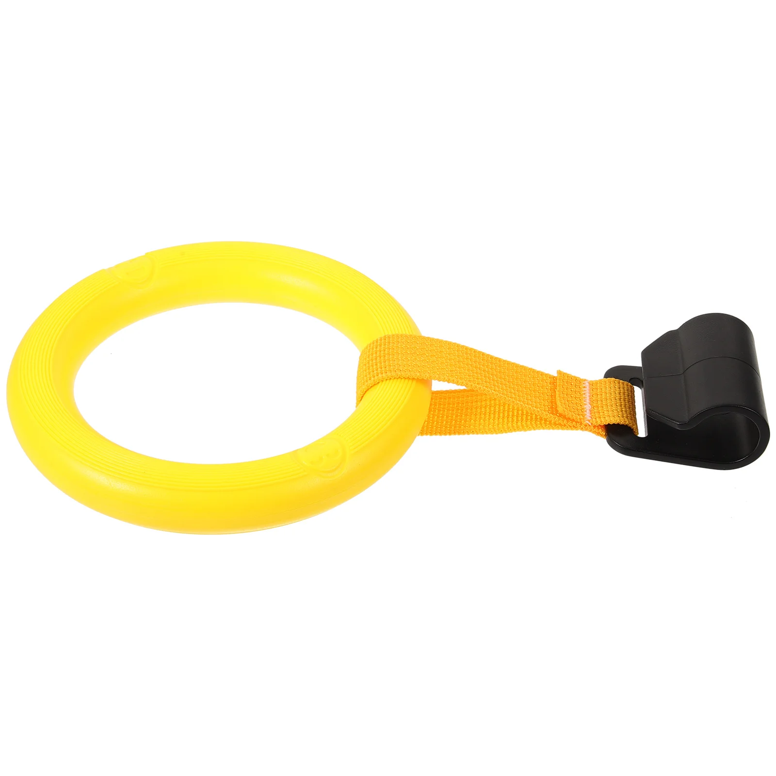 Baby Pull Ring for Standing Walking Yellow Non Adjustable Infant Crib Gym Equipment Nursery Stand Assist Toy Safe Smooth