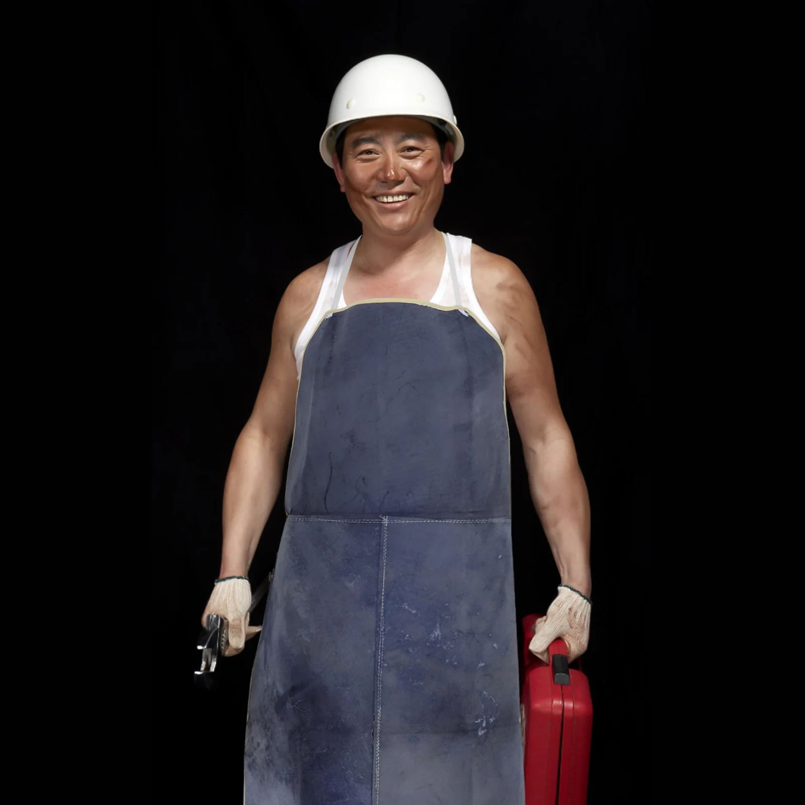 Cowhide Welding Apron Fireproof Heat Resistant Portable Welding Replacement Soldering Protective Work Apron for Welders