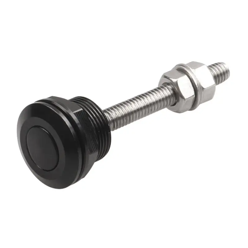 Engine Bonets 4Pcs 22Mm Car Hood Pin Lock Push Button Bonnet Hood Pin Lock Clip Quick Release Latch