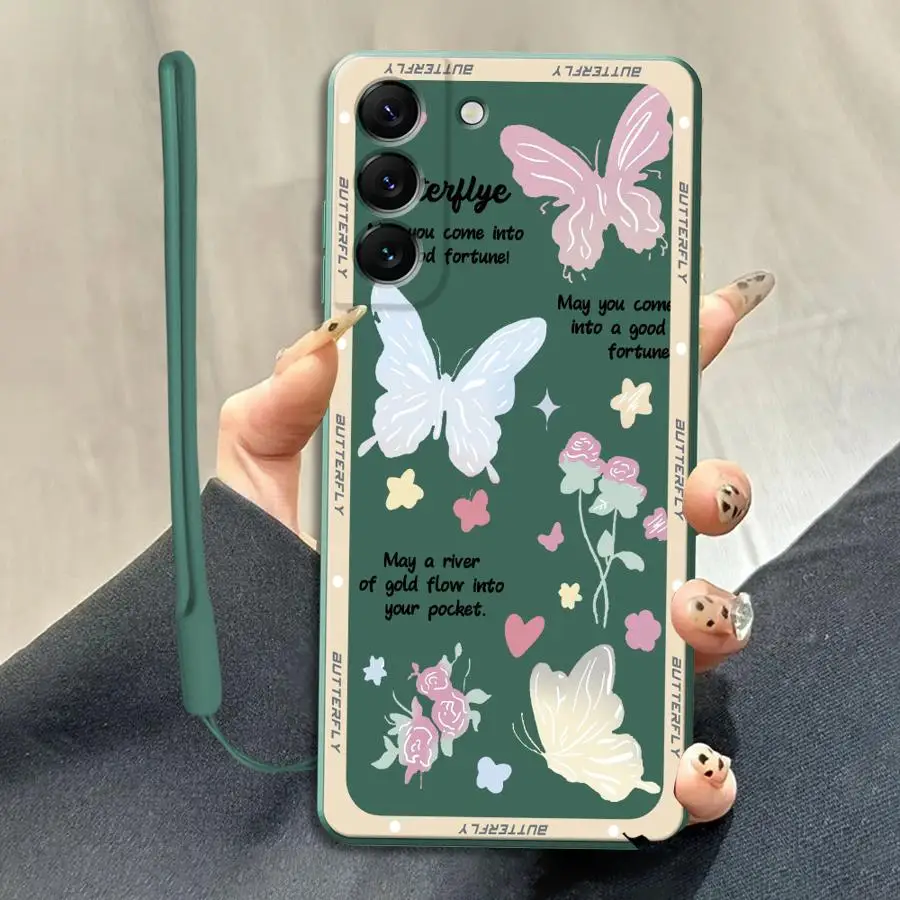 Colorful Butterfly Case for Samsung Galaxy A36 A26 A22 A52 A24 A11 A12 A15 A35 A51 A13 A14 A34 A16 Phone Cover