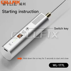 Wylie WL-177L Hand-held multi-functionsl glue remover Upgraded Screen Deglosser Phone Remove OCA Glue Grinder