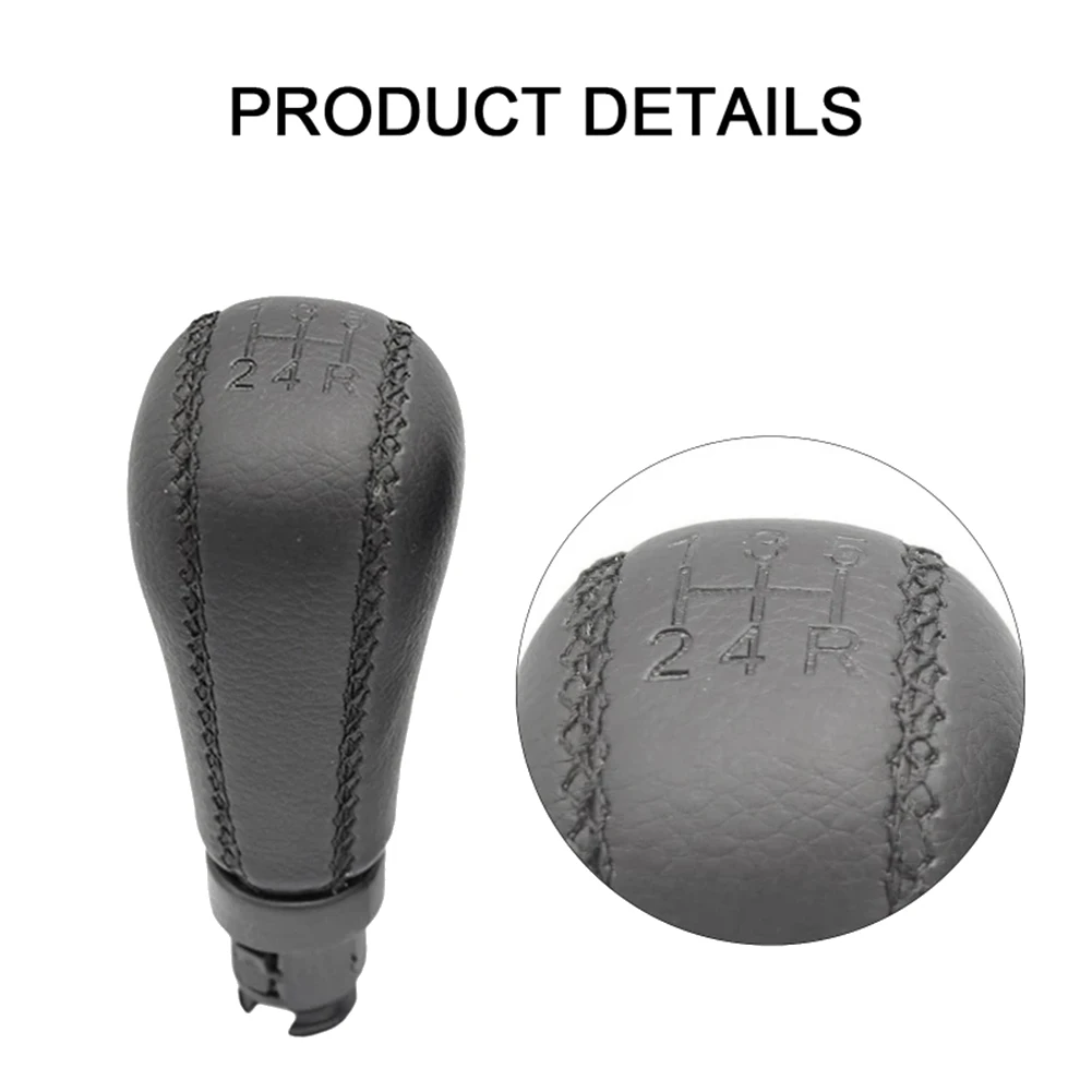 For Volvo S60 S80 V70 XC70 PU Leather Gear Shift Knob Handball Accessories 5 Speed