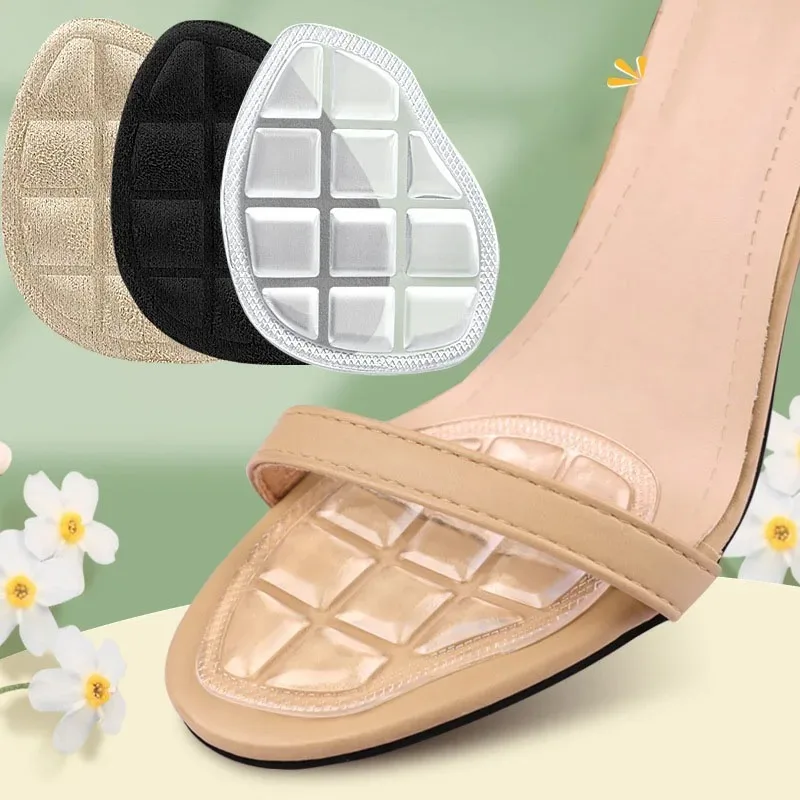 Silicone Gel Forefoot Pads Metatarsal Cushion Inserts Anti-Slip Shoe Inserts for Women High Heels Pain Relief
