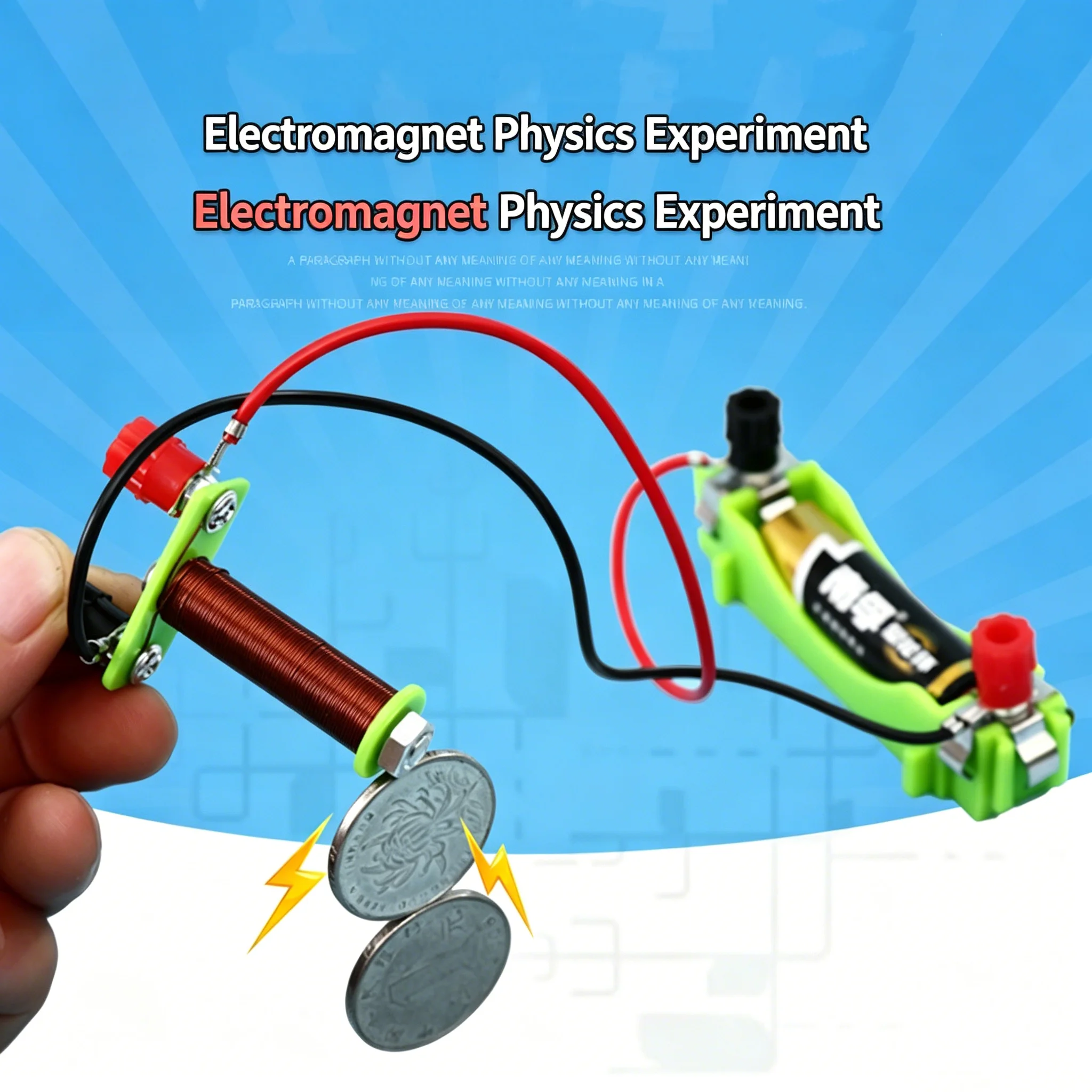 STEM Creative DIY Physics Model Kit Electromagnetic Materials Teaching Equipment Educational Experiment Toy For Students