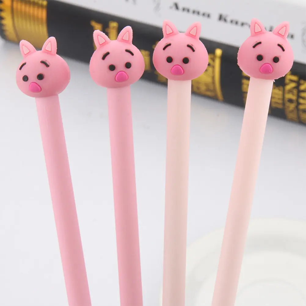 

10pcs 0.5Mm Gel Pen Cartoon Writing Instrument For School Office Stationery Supplies Rabbit Design