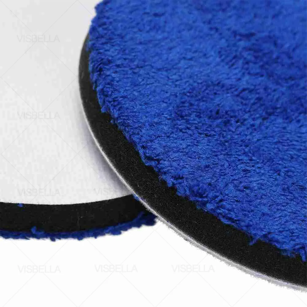 Car Polishing Pad 3/4/5/6/7Inch Microfiber Polishing Pad Removing Wax Buffer Disc Car Cleaning Wash Kit for Polisher Drill