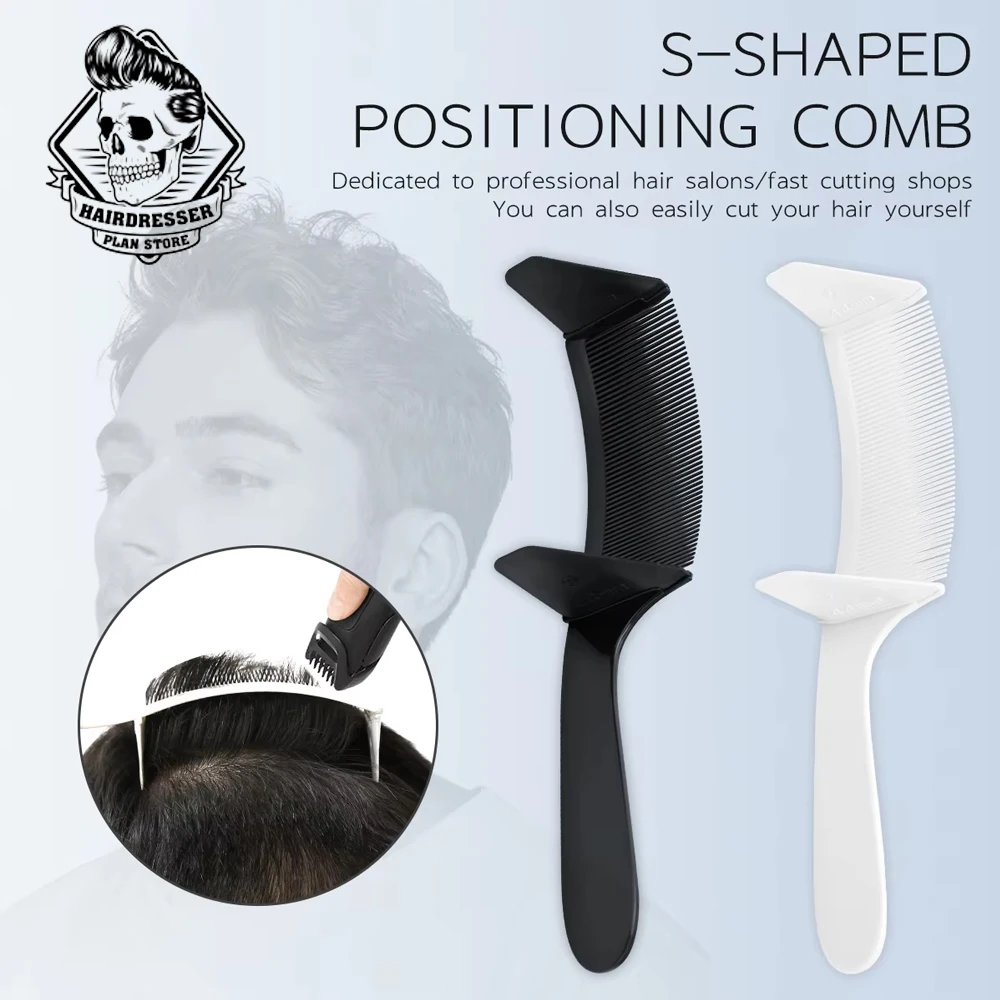 

Professional Salon Hairdressing Curved Hair Comb Hairdresser Hair Cutting Flat Top Combs Barbershop Styling Tools Supplies