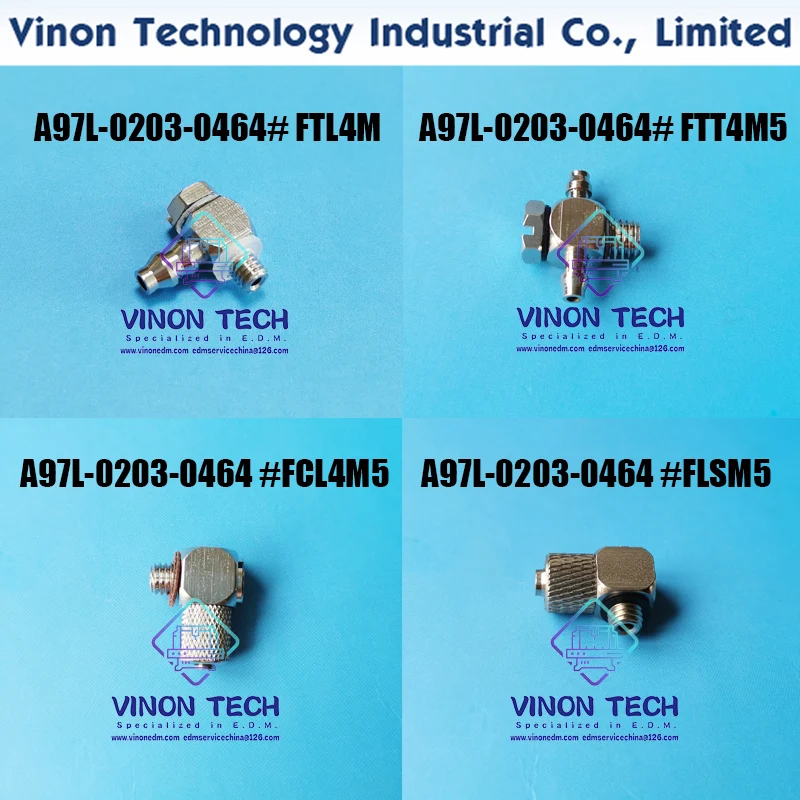 A97L-0203-0464#FTL4M, A97L-0203-0464#FTT4M5, A97L-0203-0464#FCL4M5, A97L-0203-0464#FLSM5 FANU C use Elbow Screw Joint Lower