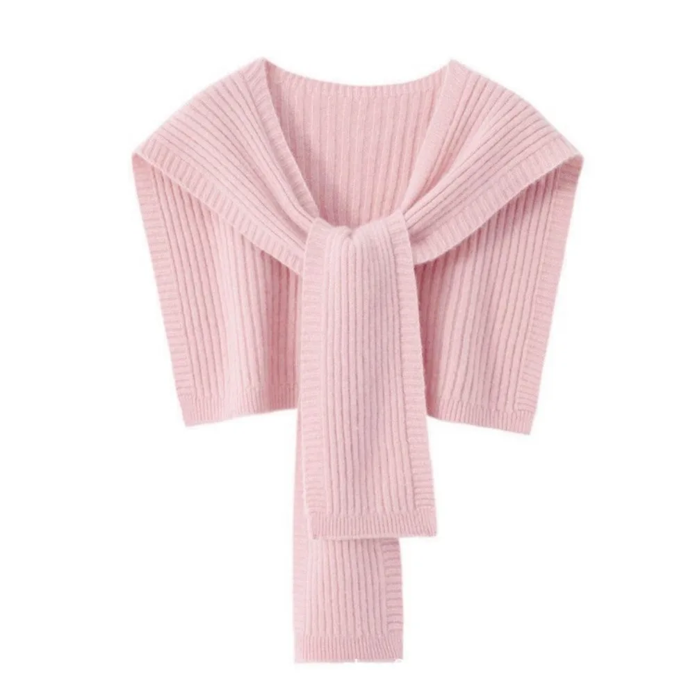 

Новая теплая вязаная шаль из мягкой шерсти, однотонная, для плеч и шеи, многофункциональный теплый шарф для женщин и мужчин