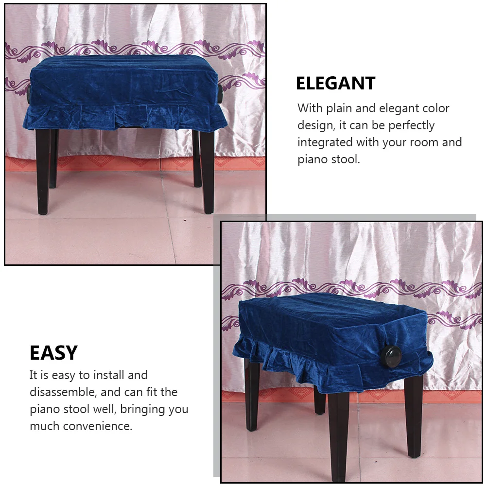

Stool Dust Piano Stool Covers Proof Protector For Home Office Hotel Use Piano Bench Seat Cover Chair Protector