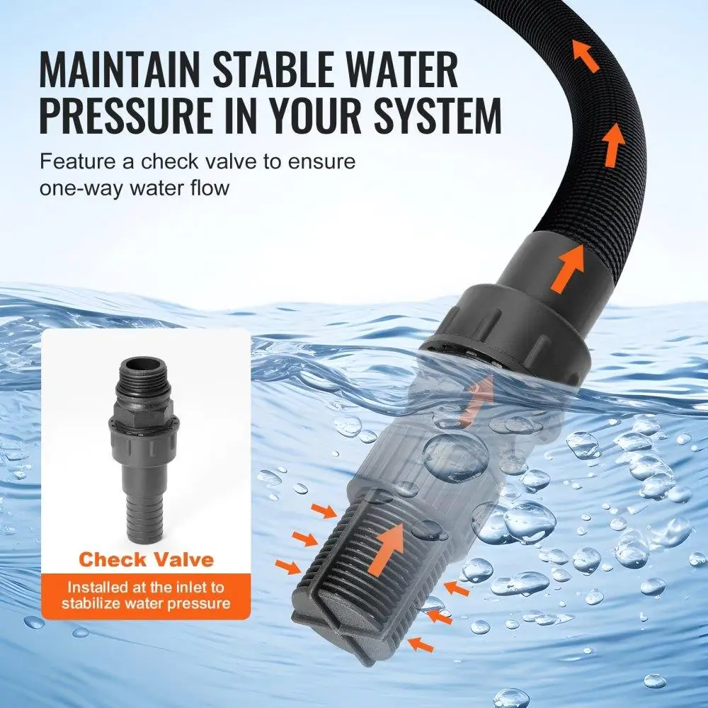 1. High Efficiency Shallow Well Pump with Pressure Tank 1320GPH Water Irrigation Booster Pump