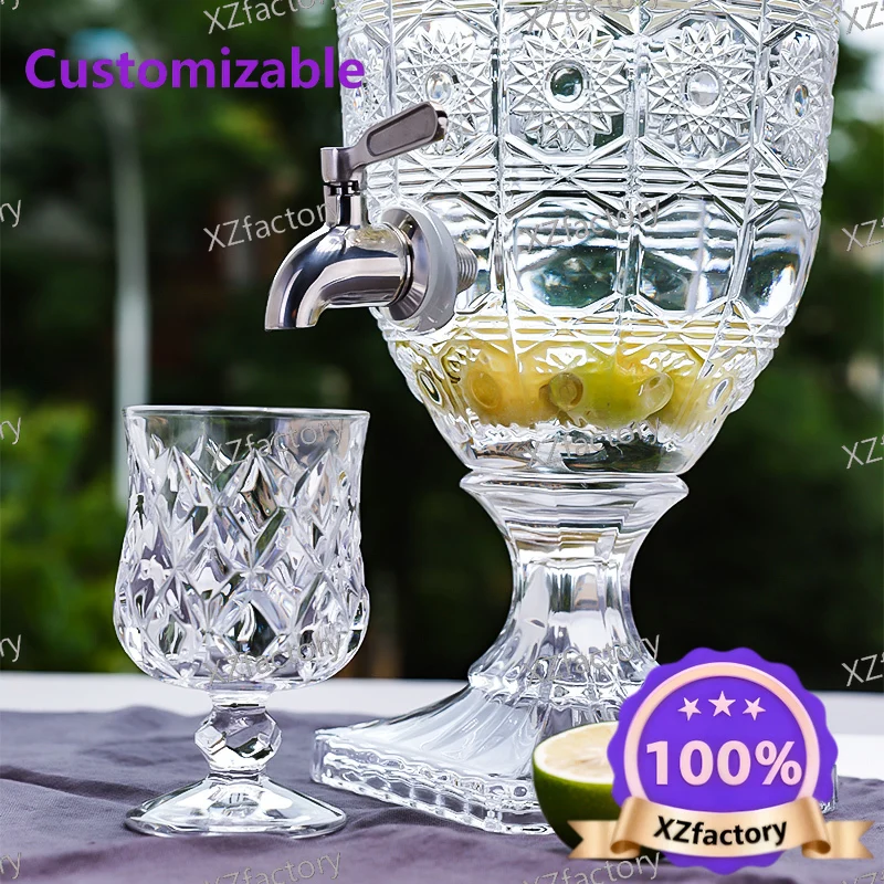 Factory Direct 2026 Top RatedHigh value Internet celebrity glass cold kettle with faucet food grade household large capacity lem