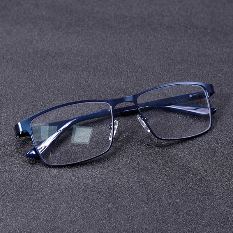 Hohe Qualität Edelstahl Lesebrille Männer Frauen Mode Presbyopie Brillen Business Hyperopie Anti Blau Licht Brillen1 – Detail 6