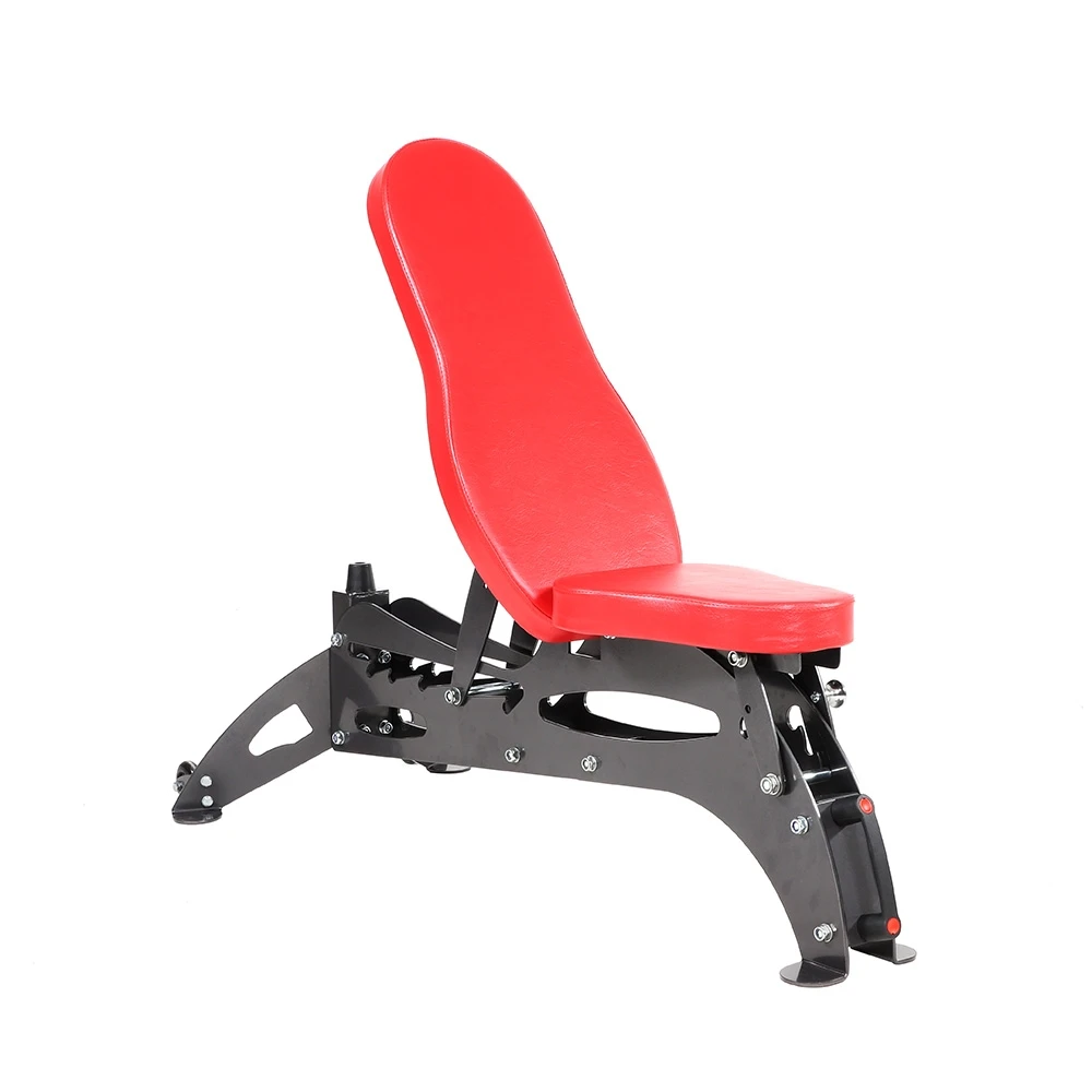 Fitness Gym Equipment sollevamento pesi regolabile Sit Up panca con manubri curva Sit-up Bench per uso domestico e commerciale