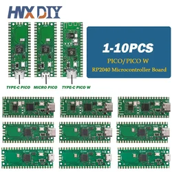 1-10pcs Raspberry Pi Pico Board RP2040 PICO W Dual-Core 264KB ARM Low-Power Microcomputers High-Performance Cortex-M0+ Processor