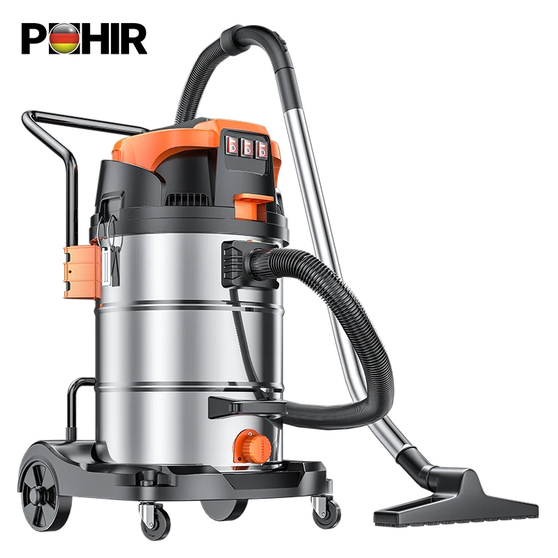 

Factory Wholesale 3 Motor 70L Vacuum Cleaning Machine Hot Sale Powerful High Quality Dust Collections Wet And Dry Vacuum Cleaner