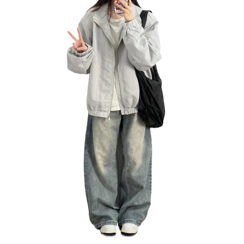 Spring And Autumn 2025 New Coat For Women Small China-Chic Loose Leader Versatile Jacket