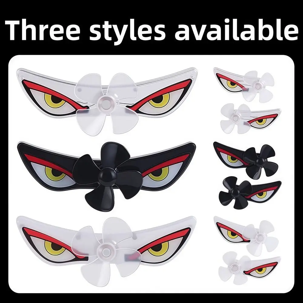 Wireless Wind Energy LED Light Self-Adhesive Cool Devil Eyes Motorcycle Lights Blinking Dynamic Light
