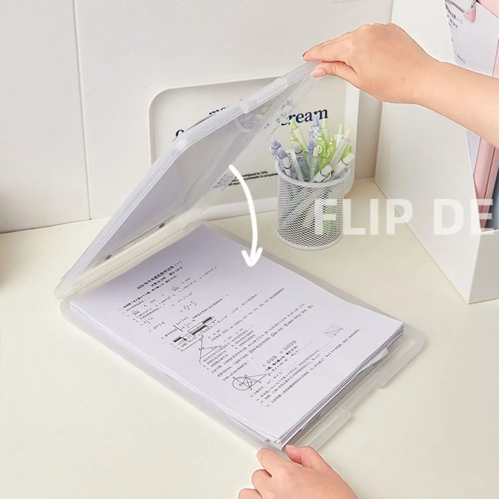 Supplies Test Paper Writing Pad A4 Clipboard File Box Case Document File Folders Storage Clipboard Writing Clipboard
