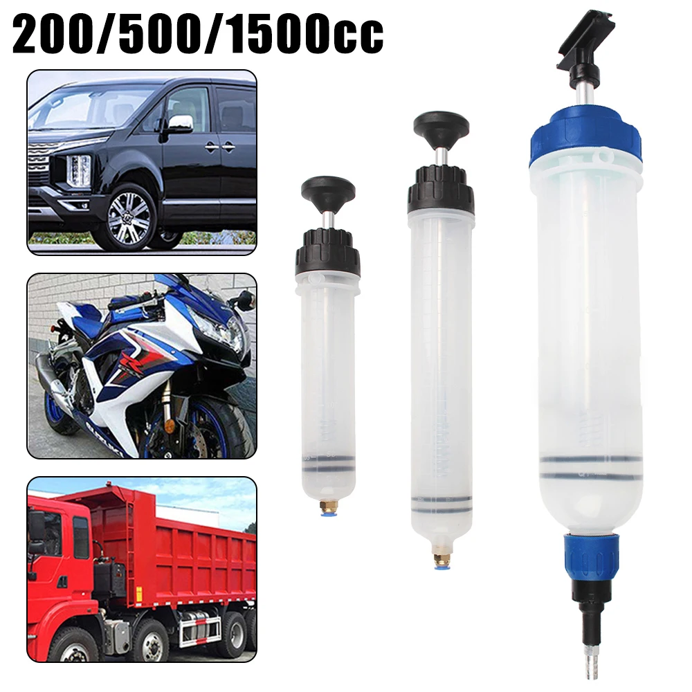 Auto Öl Flüssigkeit Extractor Werkzeuge Bremsflüssigkeit Manuelle Saug Vakuum 200cc 500cc 1500cc Einspritzpumpe Kraftstoff Transfer Füllspritze