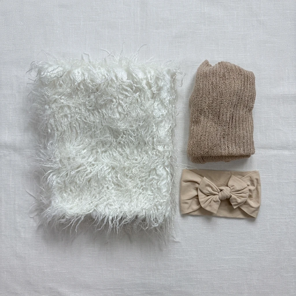 3Pcs Newborn Baby Photography  - Baby Swaddle Blanket ulasan dan harga