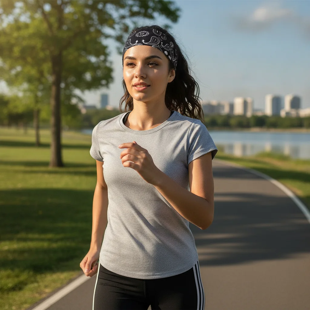 Portable Absorbing Sweat Fitness Sweat Guide Sweatproof Elastic Running Headband Yoga Hairbands