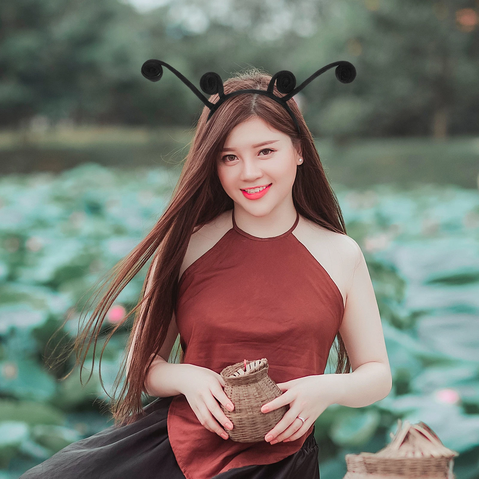 

Insect Spider Antenna Headb Masquerade Party Cosplay Hair Hoops Prom Accessories Halloween Adult Festival Stage Props
