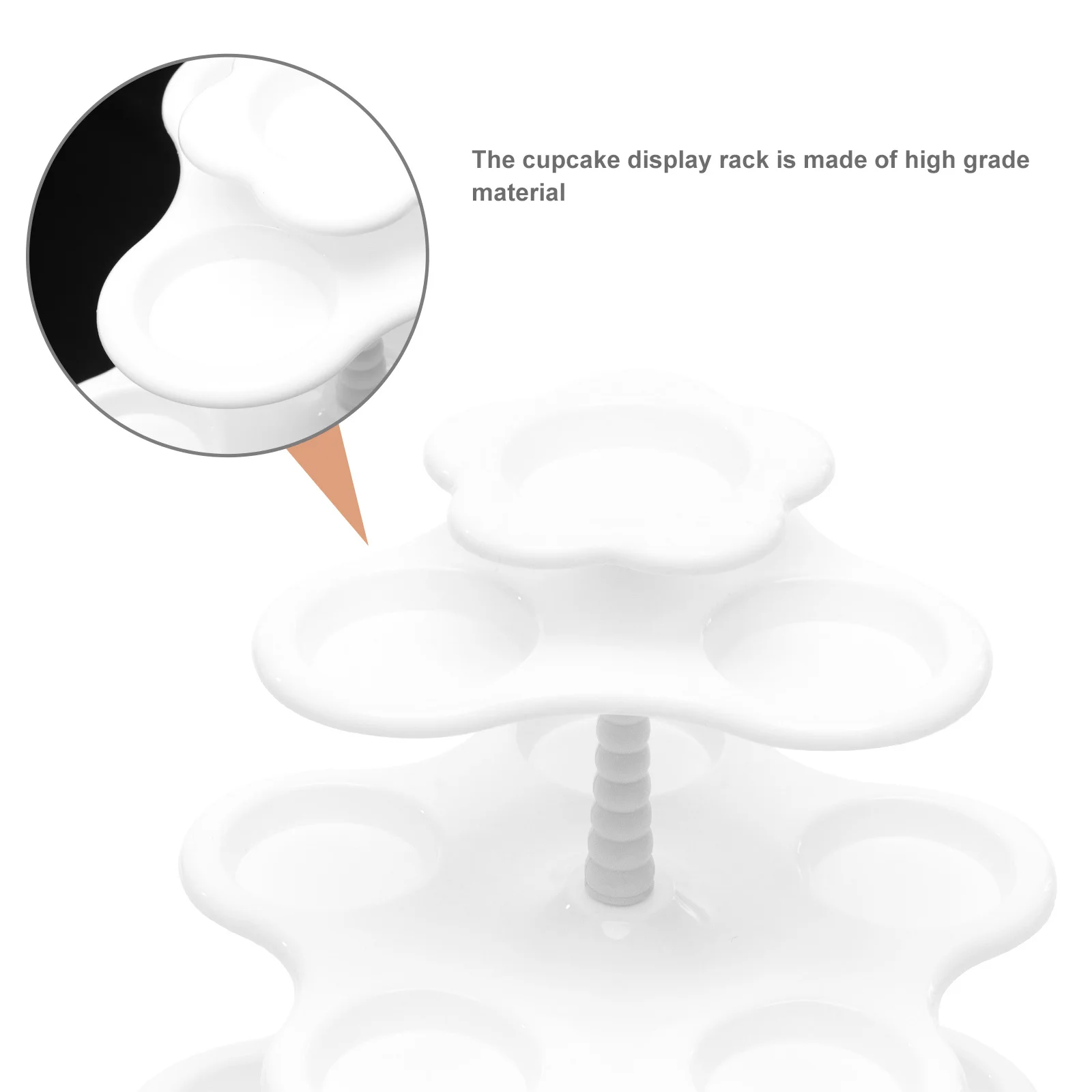 

5-Tier Cake Stand Cupcake Display Holder High-Grade Material Wedding Birthday Party Dessert Stand Party Supply