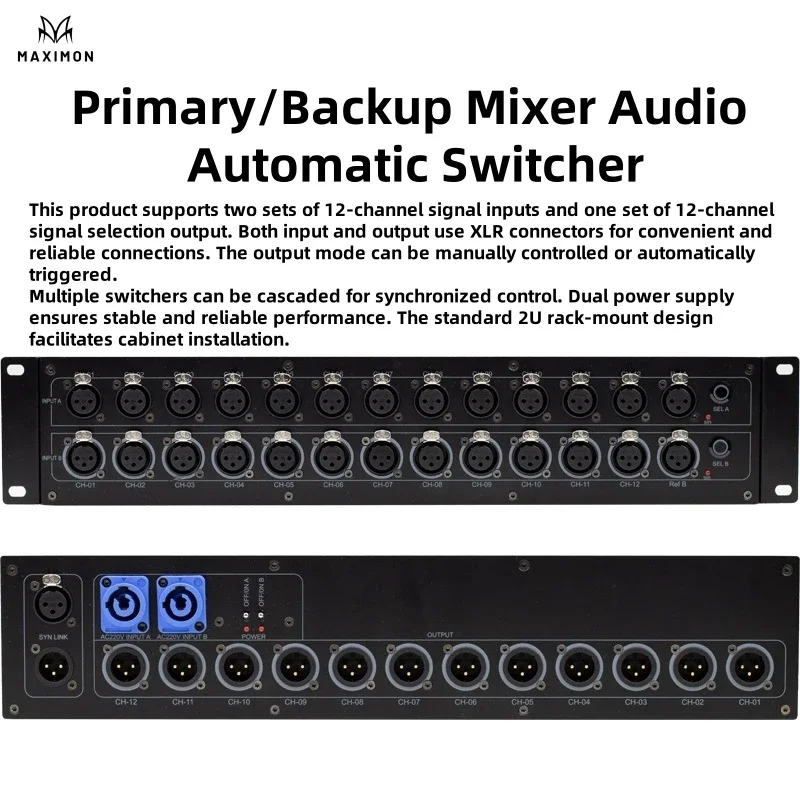Best Seller Digital Mixer 24 Input 12 Output Stage Box With 32 Microphone Audio Console Mixer For Music Stage