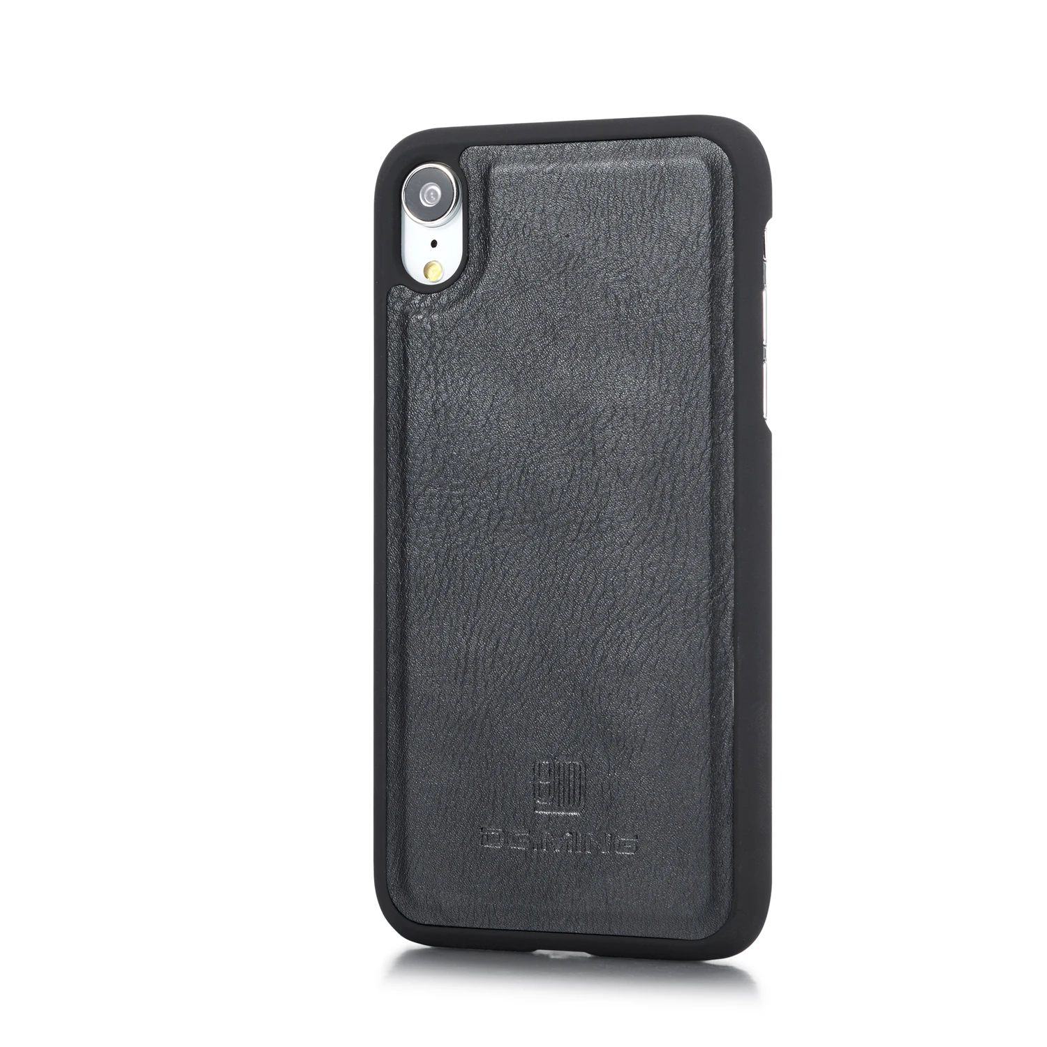 DG.MING Split Leather Wallet Cover for iPhone XR 6.1-inch, Stand Feature Detachable 2-in-1 Flip Case - Black - Image 4