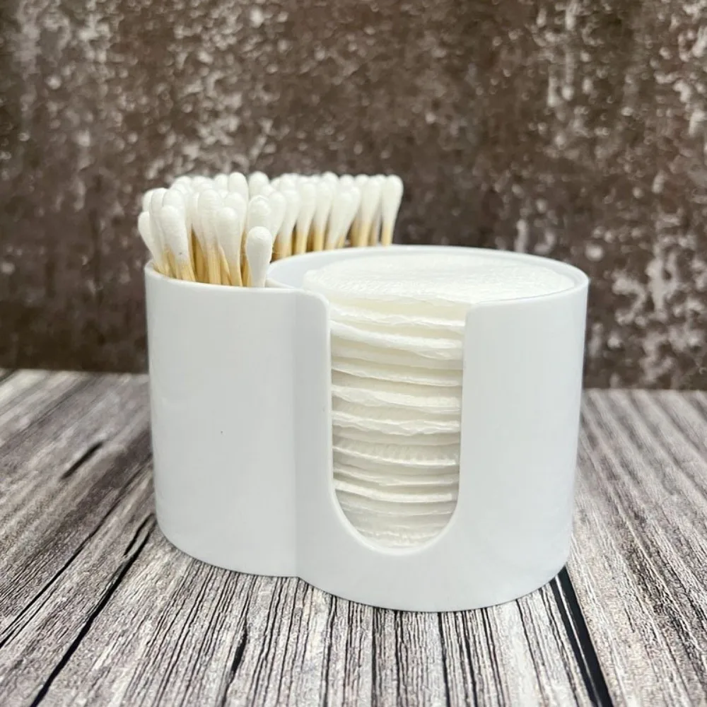 Boîte de rangement pour cotons-tiges anti-poussière, organisateur d'espaces, support de rangement en plastique pour cotons-tiges, multifonctionnel, grande capacité