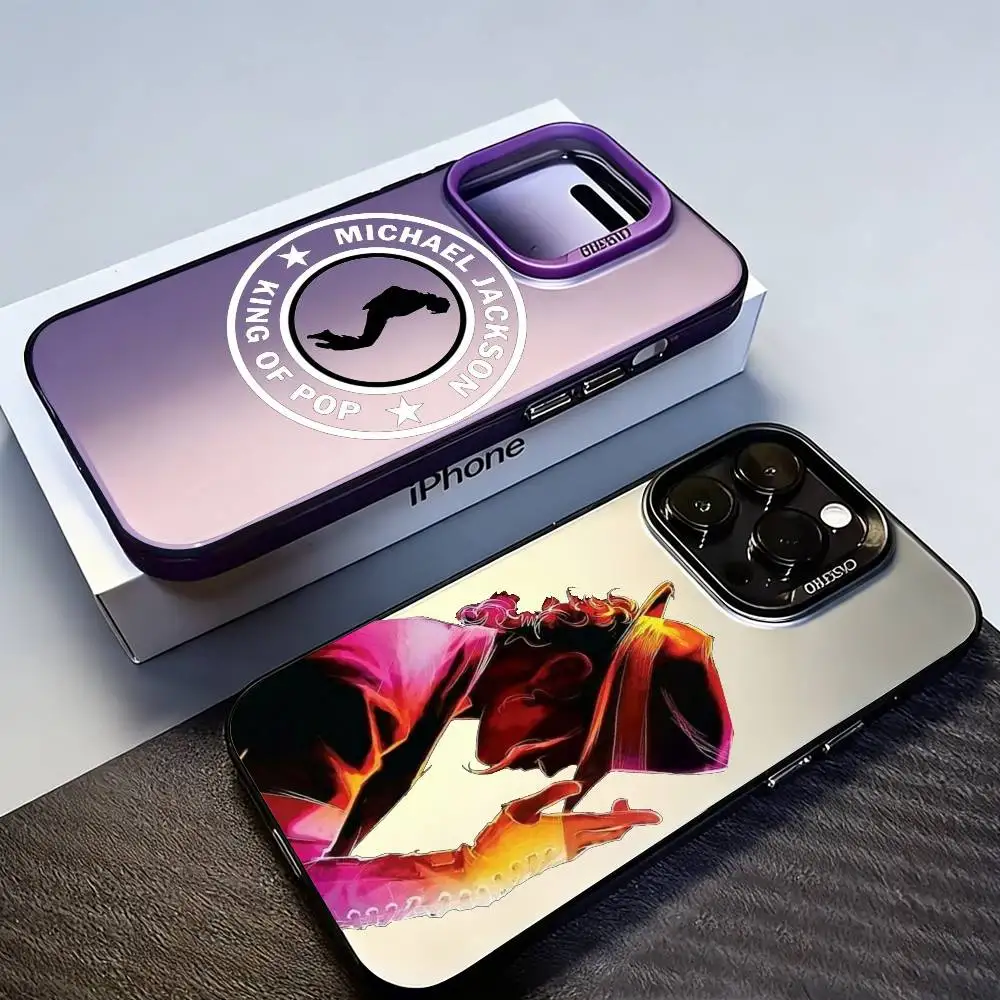 

Michael Jacksons Phone Case For iPhone17, 16,15,14,13,12 Pro Max Black Candy Matte Shockproof Cover