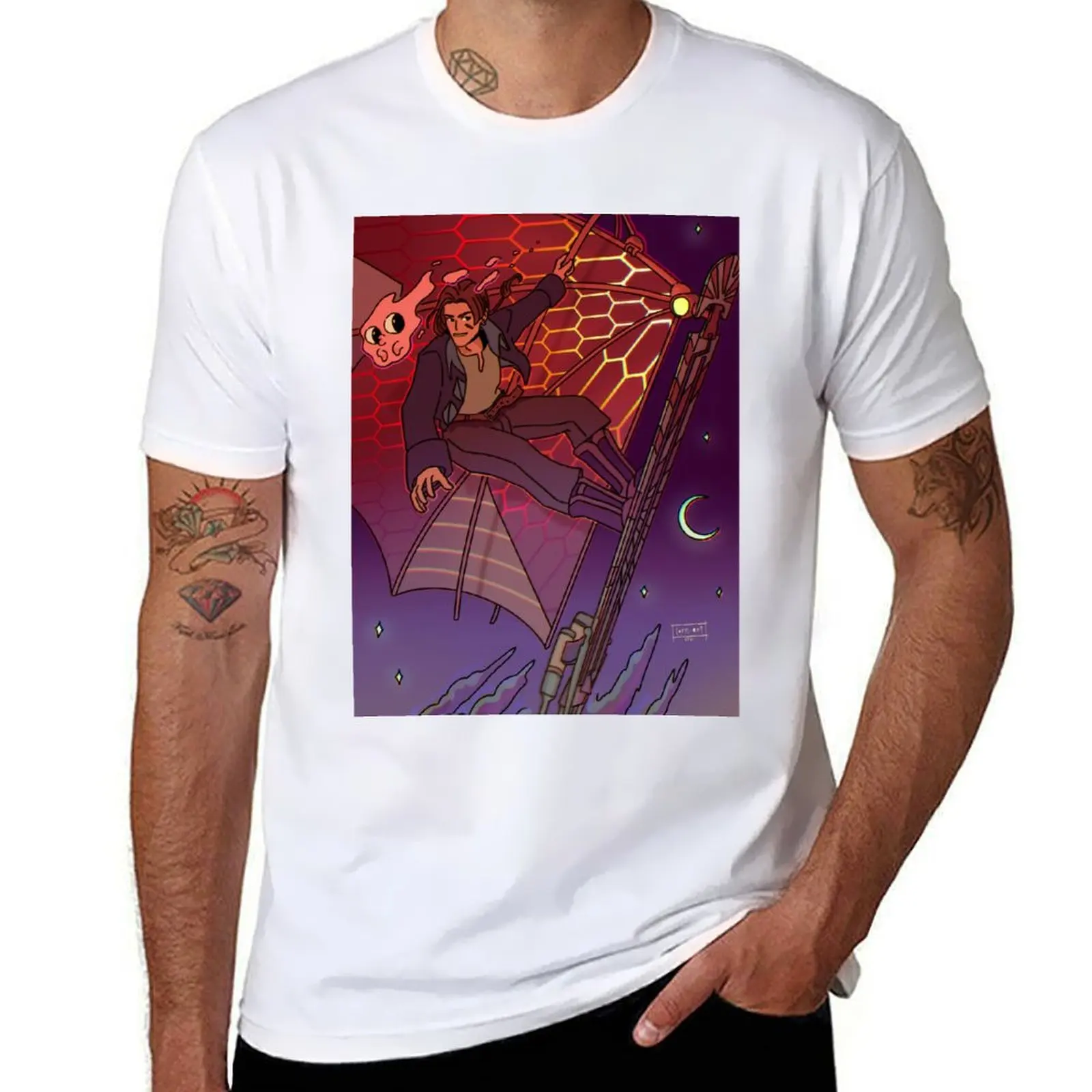 

Jim Hawkins T-Shirt man graphic t shirt cotton t shirts man 100% T-Shirt