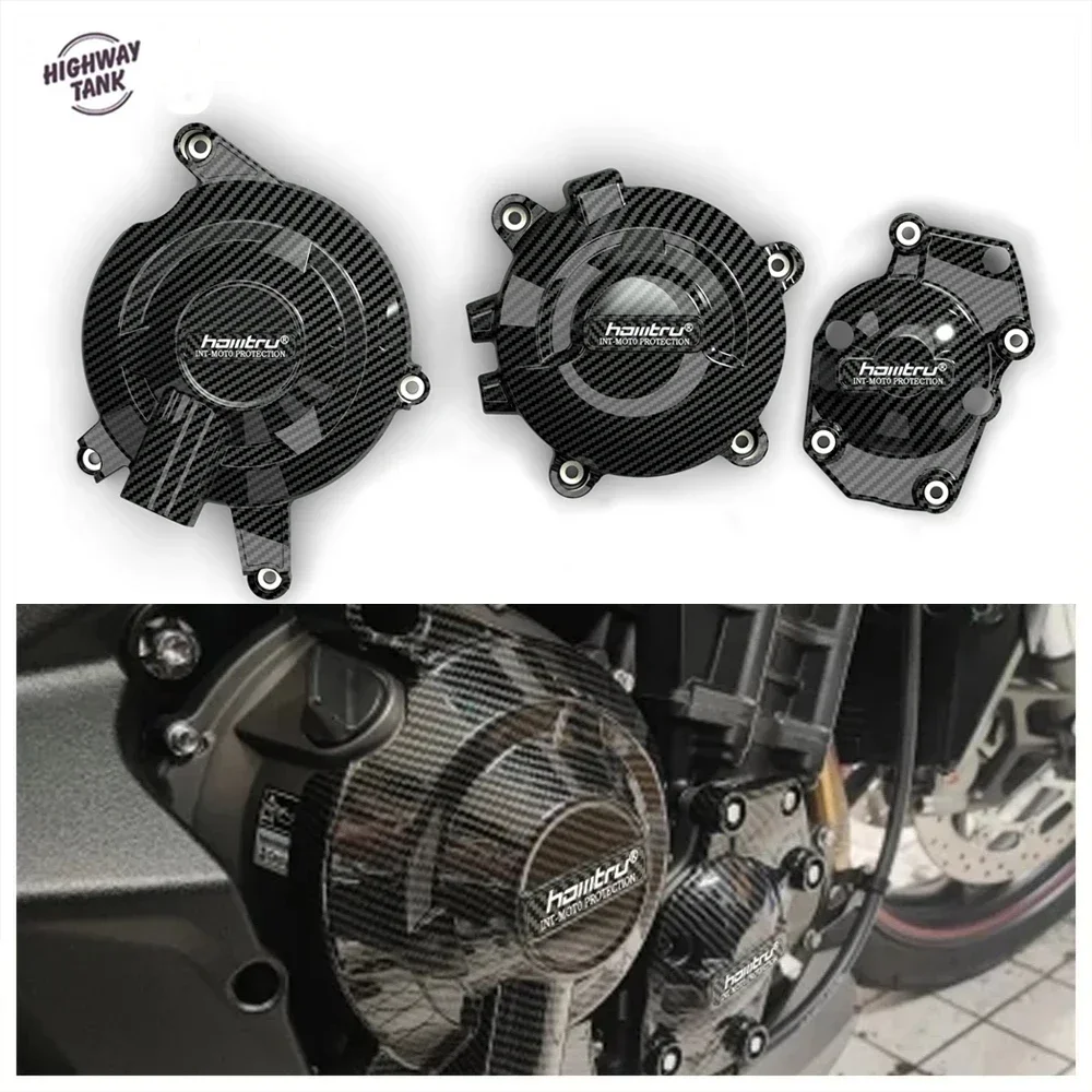Motorcycle Engine Cover Protection Set for Triumph Daytona 675R 2013-2016 Street Triple 765 2017-2023 MOTO2