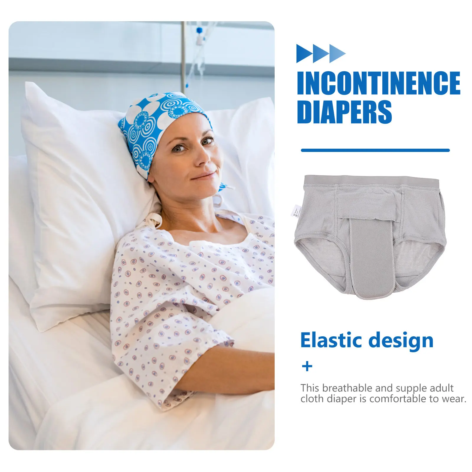 

Многоразовые тканевые подгузники для взрослых с эластичным поясом, непромокаемые, из мягкой ткани, с удобными отверстиями для ног, для пожилых мужчин и женщин при недержании