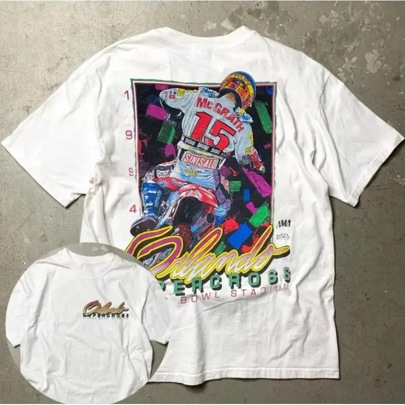 Nos Vintage 1994 Orlando Supercross T Shirt Cotton Size S 3Xl