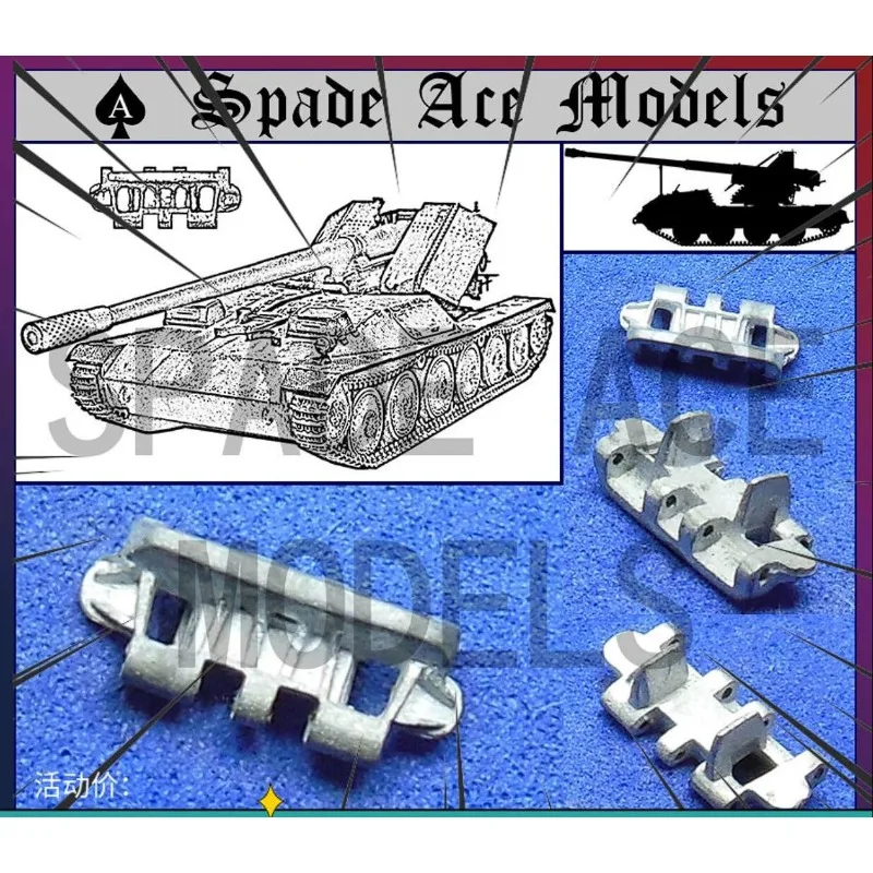 

Spade Ace Models SAT-35083B 1/35 Scale Germany Pak 44 Waffentrager Metal Track