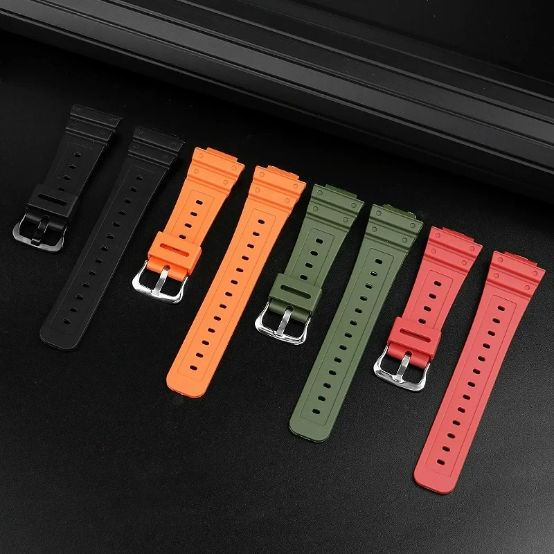 Suitable for Casio Small Square Watch DW5600 GW-5000 5035 GW-M5610 Silicone Resin Watch Strap