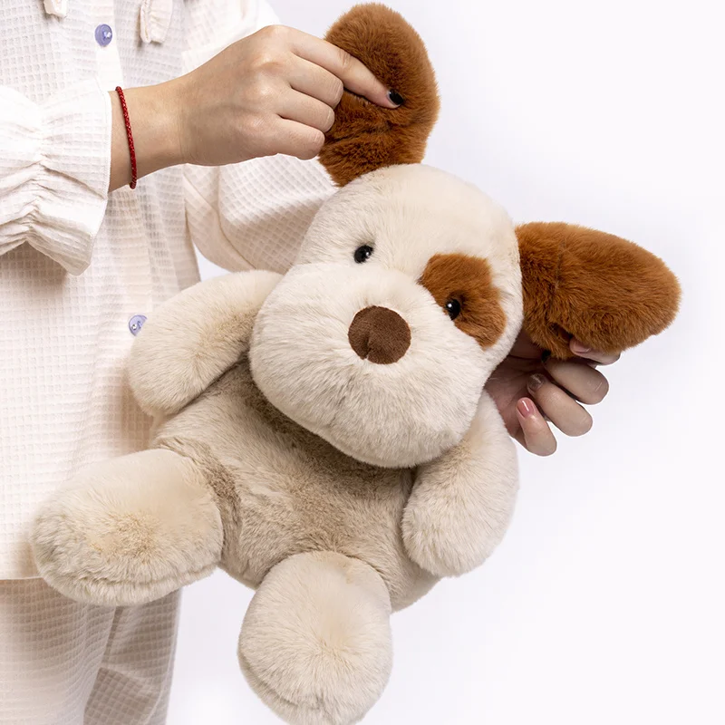 Peluche de simulation Kawaii pour animaux de compagnie, chiot, mignon, doux, beurre, bébé, accompagner, jouets pour filles, enfant, cadeaux de Noël