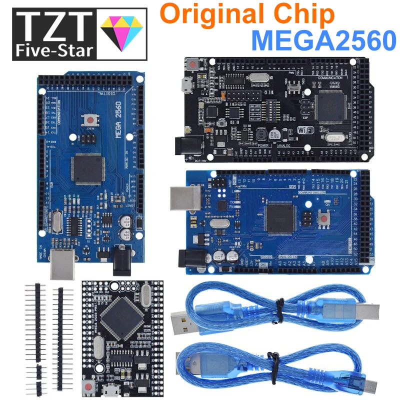 MEGA2560 MEGA 2560 R3 (ATmega2560-16AU CH340G) AVR USB Board Development Board MEGA2560 PRO For Arduino Expansion Board DIY Kit