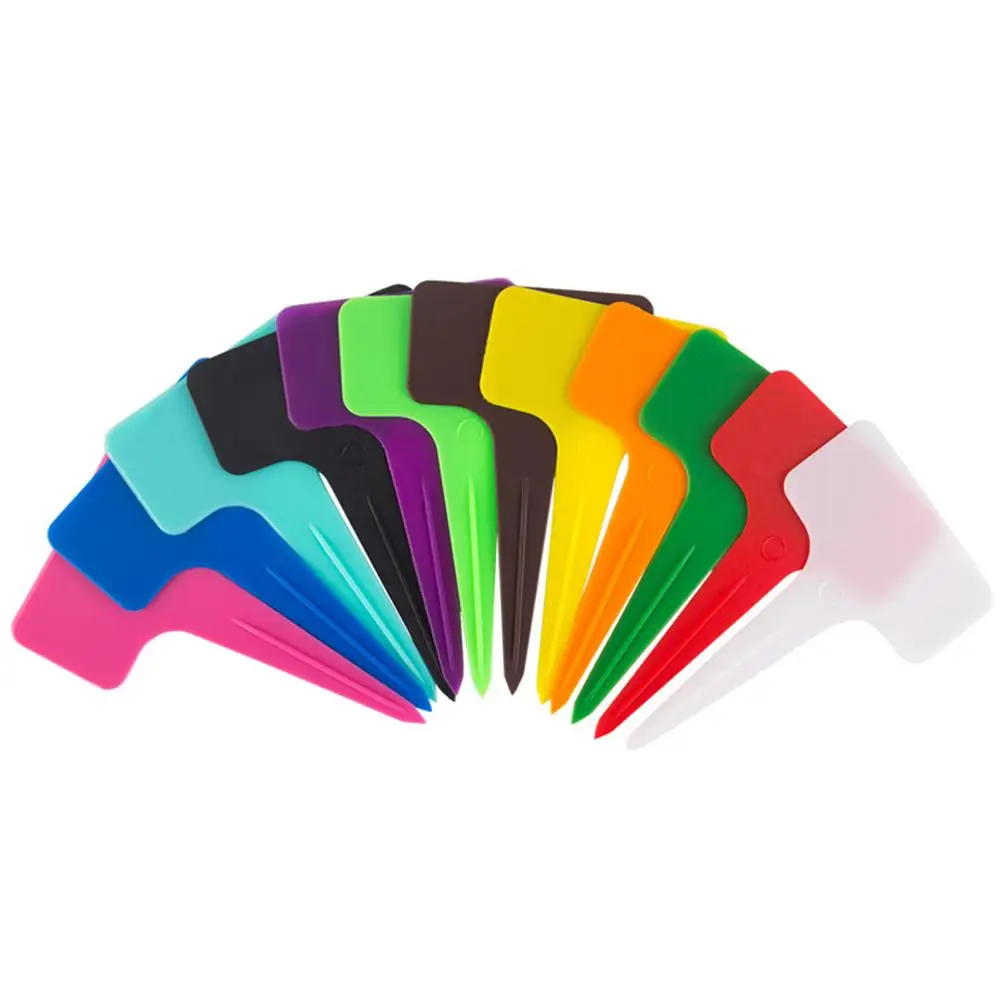 

200 Pcs Plastic Plant Markers Durable Plastic Garden Labels for Plant Tags Mini Greenhouse Horticulture Reusable