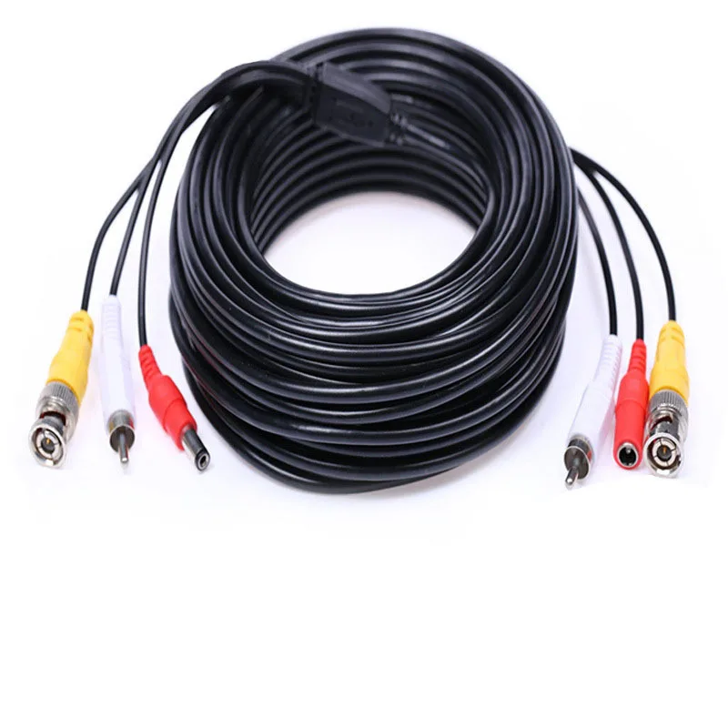 BCN+DC+AV Integrated Cable with Connector Camera Cables BNC Cable Output for DC Plug Cable