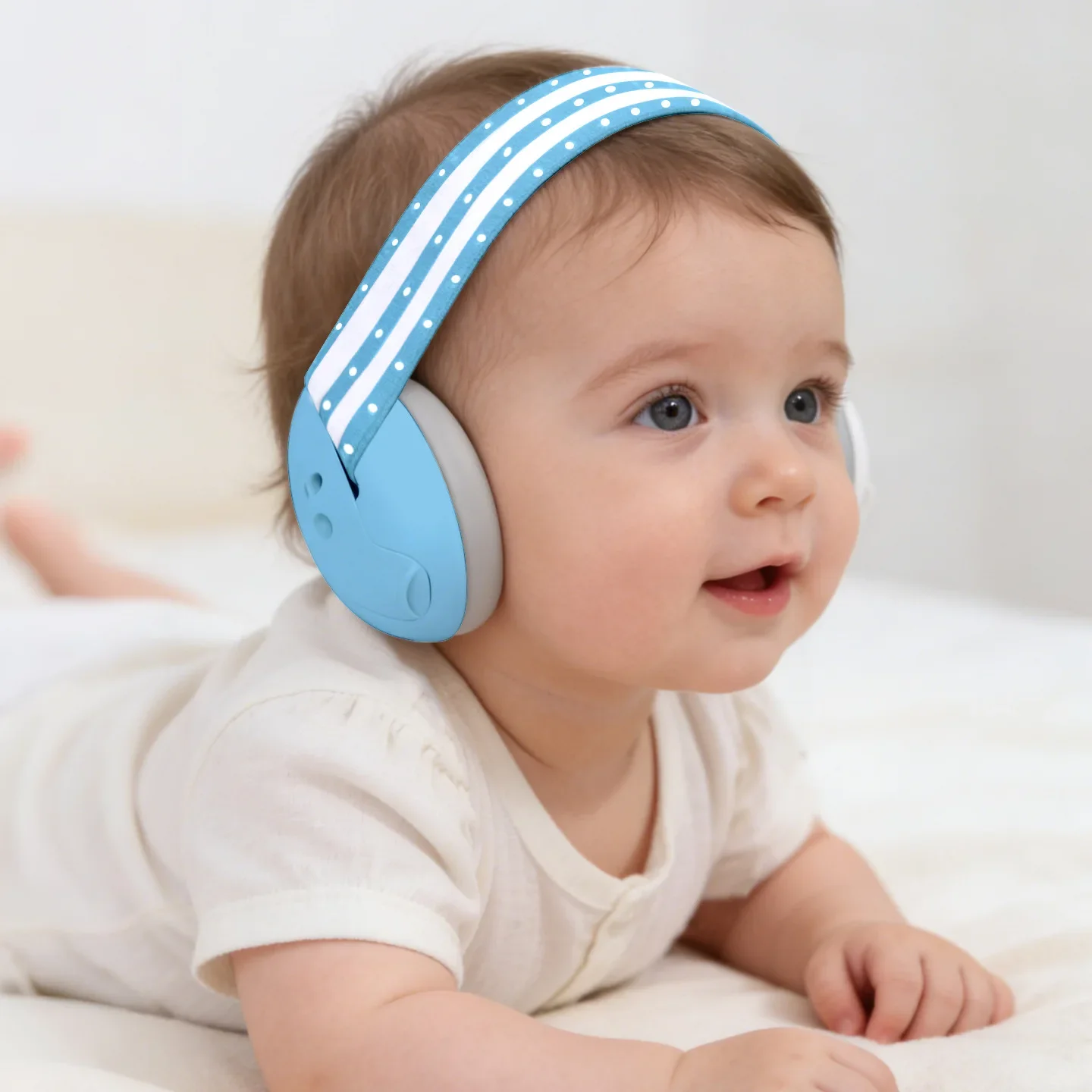 Baby Ear Protection Noise Cancelling Headphones for Babies, 2-in-1 Baby Ear Protection, Baby Travel Essentials for Outdoor New