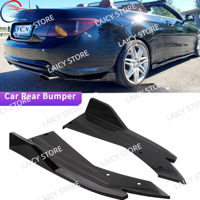 

LAICY For L-exus IS250 IS350 IS300 Car Rear Bumper Spoiler Lip Splitter Diffuser Body Kit Side Skirt Protector Covers Black
