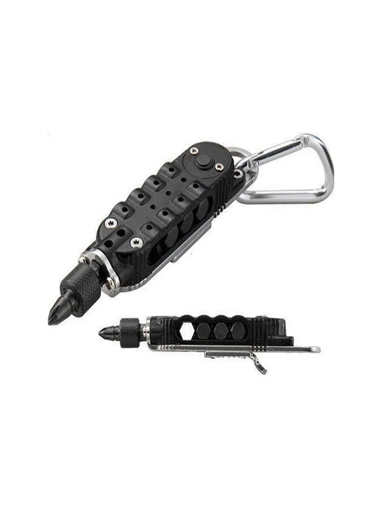 Multifunctional Mini Screwdriver Outdoor EDC Keychain Shape Screwdrivers Portable Steel Repair Tool